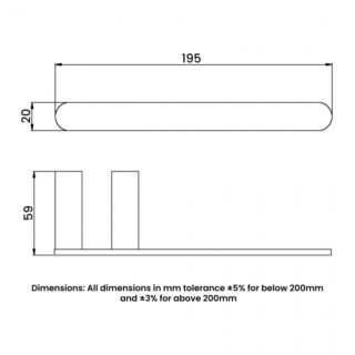 RAK Petit Round Spare Toilet Roll Holder - Image 2