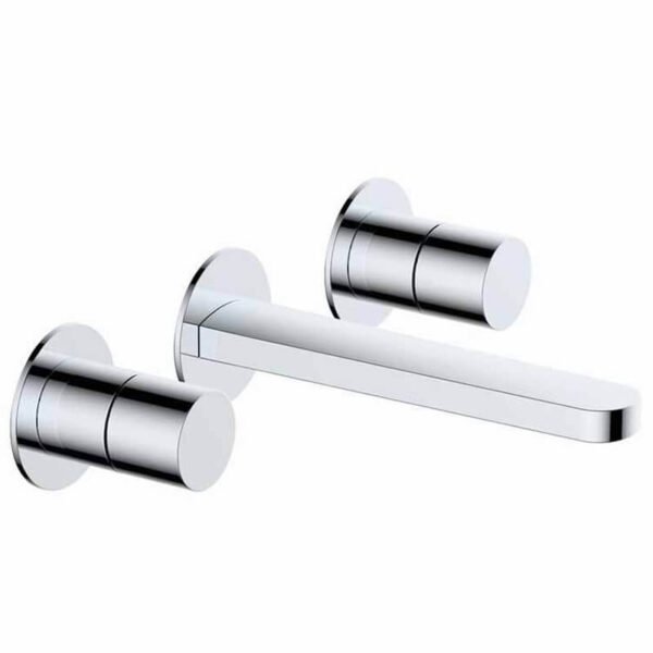 RAK Petit Round Wall Mounted Basin Mixer Tap - 3 TH