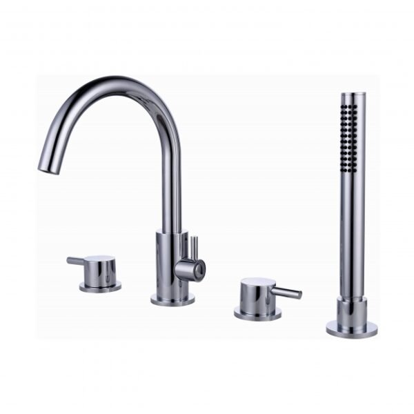 RAK Prima-Tech Bath Shower Mixer Tap - 4 TH - Chrome