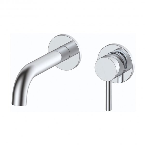 RAK Prima-Tech Wall Mounted Basin Mixer Tap - 2 TH - Chrome