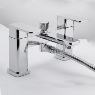 RAK Resort Bath Shower Mixer Tap - 2 TH - Chrome - Image 2