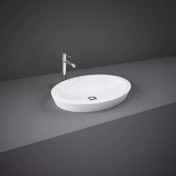 Rak Resort Countertop Basin - 580mm Wide - Alpine White