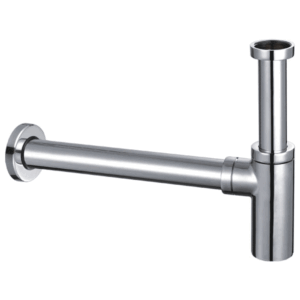 Rak Round Bottle Trap - Chrome