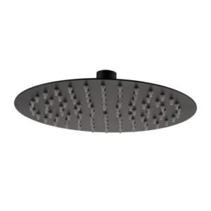 RAK Round Ultra Slim Air Induction Shower Head – ?250mm - Black