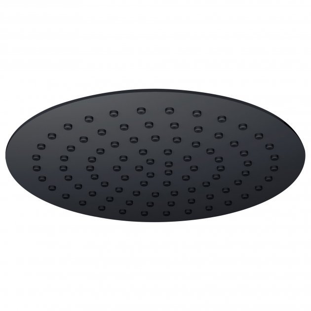 RAK Round Fixed Shower Head – ?300mm - Matt Black