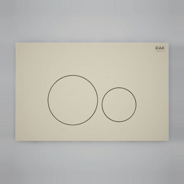 RAK Ecofix Round Push Button Dual Flush Plate - Image 3
