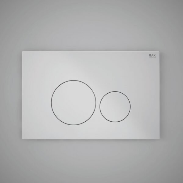 RAK Ecofix Round Push Button Dual Flush Plate