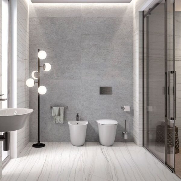 RAK Sensation Back To Wall Bidet - Alpine White - Image 3