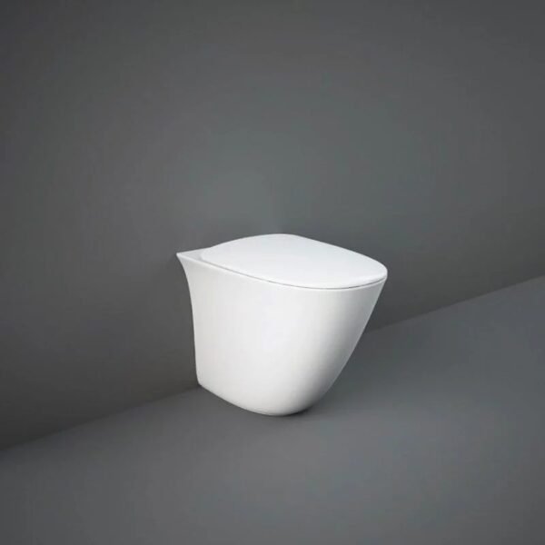 RAK Sensation Rimless Back To Wall Toilet With Soft Close Seat - Alpine White
