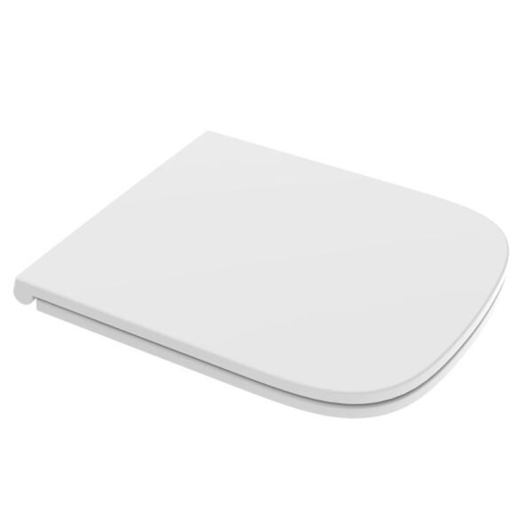 RAK Series 600 Slim Sandwich Soft Close Toilet Seat - White