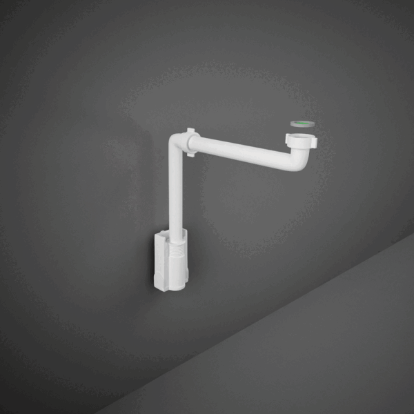 Rak Duo Bottle Trap for Vanity - Alpine White