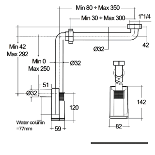 Rak Duo Bottle Trap for Vanity - Alpine White - Image 2