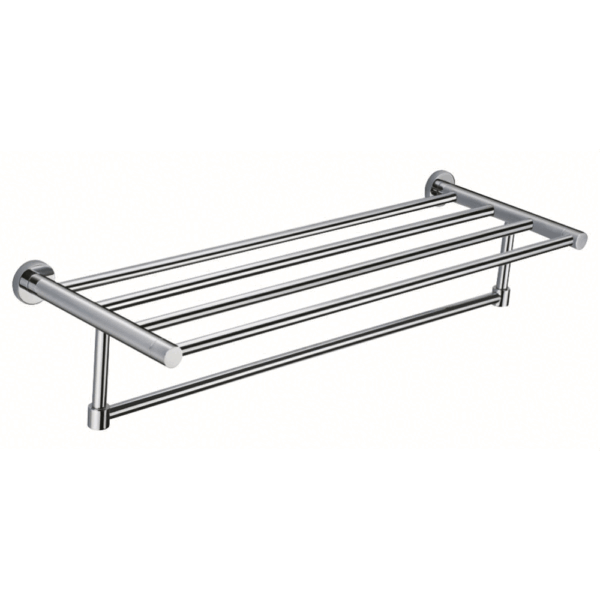 RAK Sphere Towel Shelf - 600mm Wide - Chrome