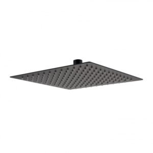 RAK Square Ultra Slim Air Induction Shower Head – ?250mm - Black
