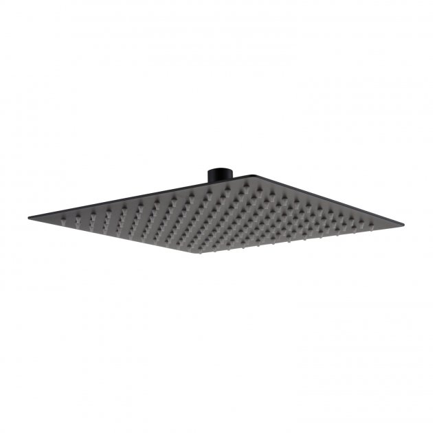 RAK Square Ultra Slim Air Induction Shower Head – ?250mm - Black