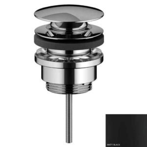 RAK Universal Acrylic Clicker Basin Waste - Matt Black