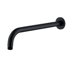 RAK Wall Mounted Shower Arm – 300mm Long - Matt Black