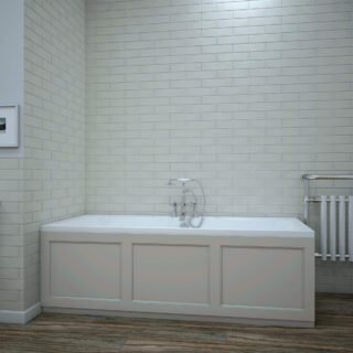 Rak Washington Double Ended Bath - 1700mm x 700mm - Alpine White - Image 2