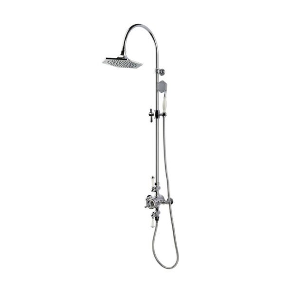 RAK Washington Thermostatic Exposed Shower Kit - Chrome