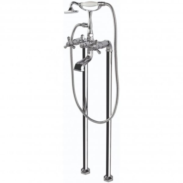 RAK Washington Freestanding Bath Shower Mixer Tap - 1 TH - Chrome