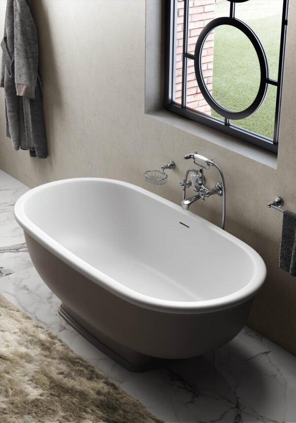 RAK Washington Freestanding Bath - 1560mm x 810mm - Image 5