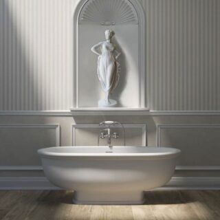 RAK Washington Freestanding Bath - 1560mm x 810mm - Image 2