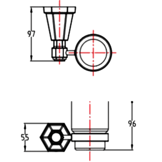 RAK Washington Tumbler And Holder - Chrome - Image 2