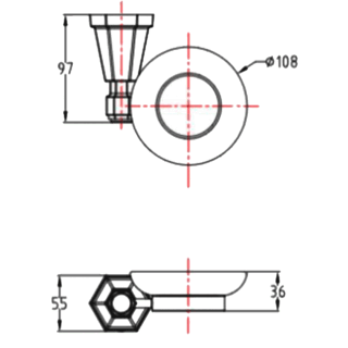 RAK Washington Soap Dish And Holder - Chrome - Image 2