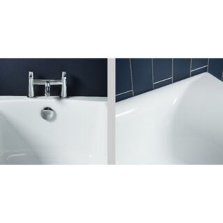 Carron Axis Single Ended Bath - No TH - White - Image 4