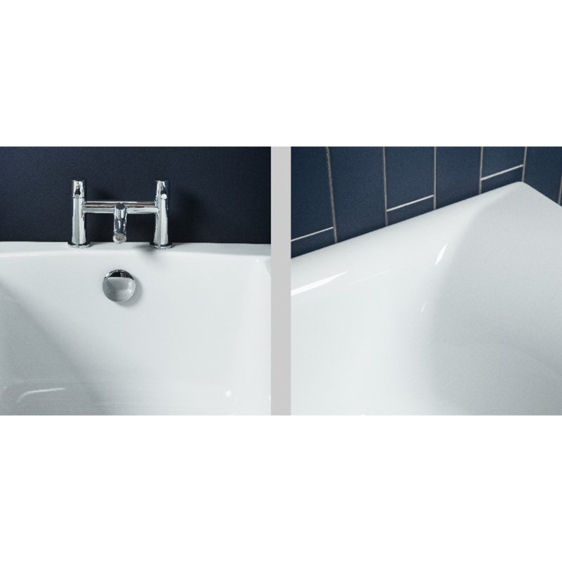 Carron Axis Single Ended Bath - No TH - White - Image 4