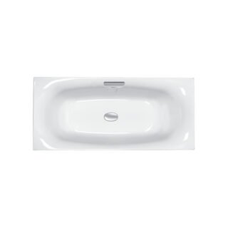 Carron Echelon Double Ended Bath With Overflow - No TH - White - Image 2