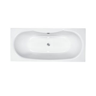 Carron Equation Double Ended Freestanding Bath  - No TH - White - Image 2