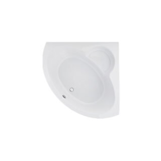 Carron Monarch Corner Bath - 1300mm x 1300mm - No TH - White - Image 2