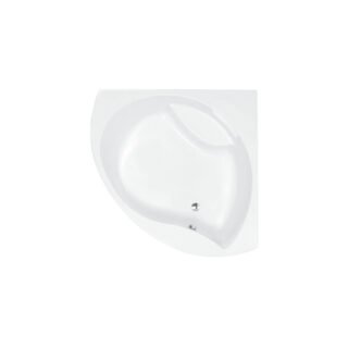 Carron Tranquility Corner Bath - 1300mm x 1300mm - No TH - White - Image 2