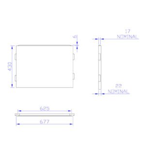 Carron Bath End Panel - White - Image 2