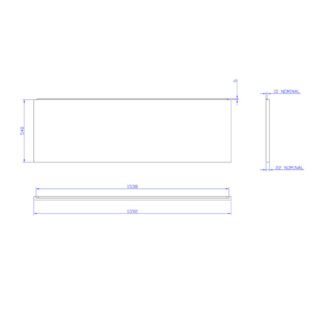 Carron Bath Front Panel - White - Image 4