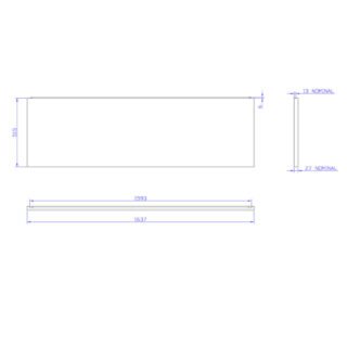 Carron Bath Front Panel - White - Image 5