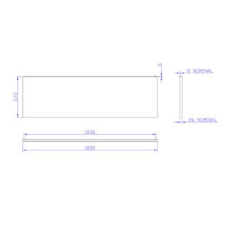 Carron Bath Front Panel - White - Image 11