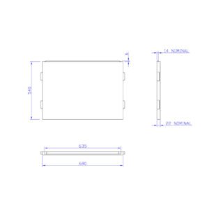Carron Bath End Panel - White - Image 4