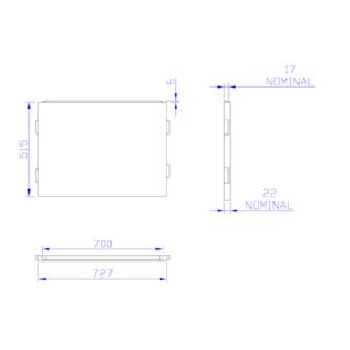 Carron Bath End Panel - White - Image 6