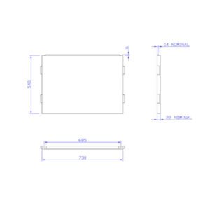Carron Bath End Panel - White - Image 7