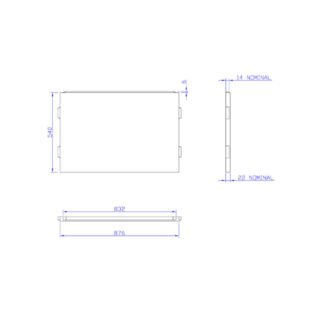 Carron Bath End Panel - White - Image 9