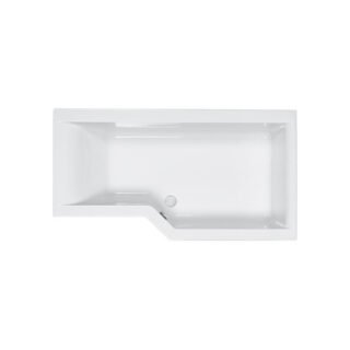 Carron Urban Edge Shower Bath - No TH - White - Image 7