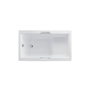 Carron Urban Single Ended Sitbath With Twin Grip - 1250mm x 725mm - No TH - White - Image 2