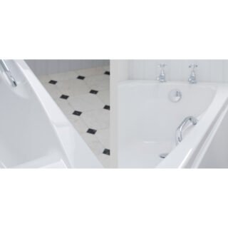 Carron Imperial Single Ended Bath With Twin Grip - No TH - White - Image 4