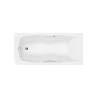 Carron Imperial Single Ended Bath With Twin Grip - No TH - White - Image 2