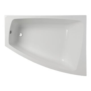 Carron Clipper Corner Bath - 1575mm x 1200mm - No TH - White - Image 2