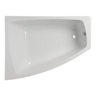 Carron Clipper Corner Bath - 1575mm x 1200mm - No TH - White - Image 4