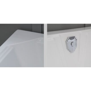 Carron Highgate Carronite Double Ended Bath - No TH - White - Image 3