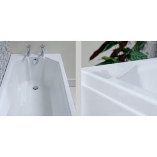 Carron Camden Single Ended Bath - No TH - White - Image 3